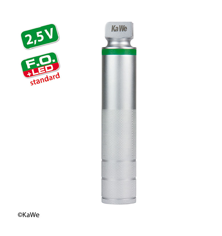 03.41020.721 Рукоять до ларингоскопу F.O. LED ручка батарея, середня з стандартним LED, 2,5 В